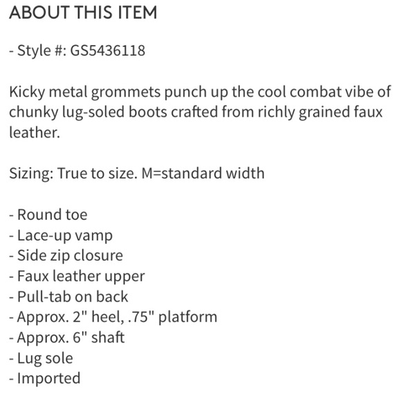 ❤️LAST NEW 8 Mia Indigo White Combat Boot - Picture 8 of 12